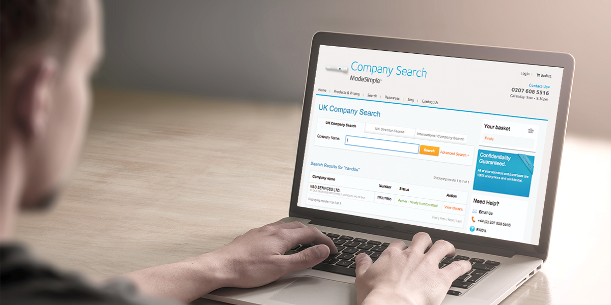 Company credit check online for fast and simple peace of mind 